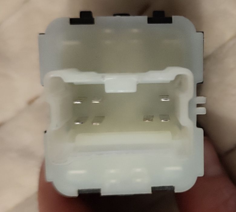 Interruptores para elevador do vidro da frente, lado do condutor