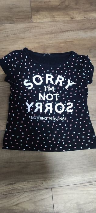 Czarna koszulka Cropp