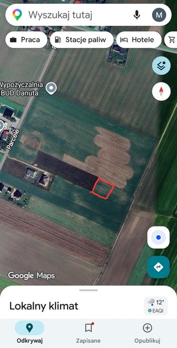 Działka budowlana  uzbrojona  0.0882 ha
