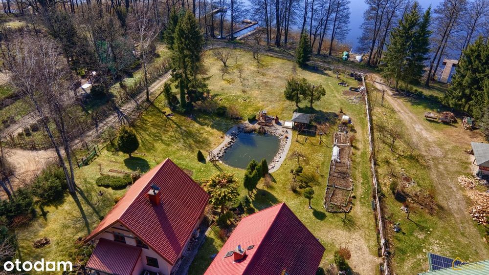 Wyjątkowy dom nad samym jeziorem na Mazurach!