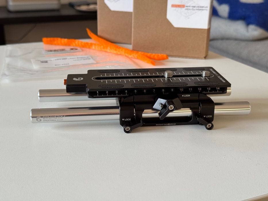 Bright Tangerine Create Baseplate Kit ROD 15mm dovetail Manfrotto/DJI