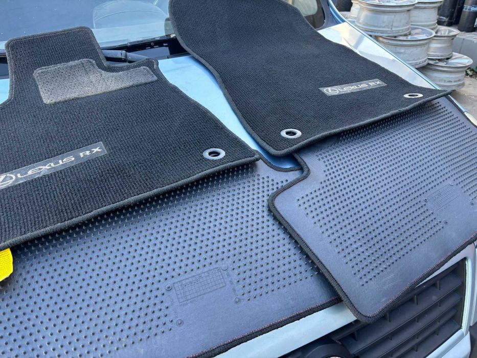 коврики  LEXUS RX 2016-2021 Оригинальные черные текстильные JAPAN