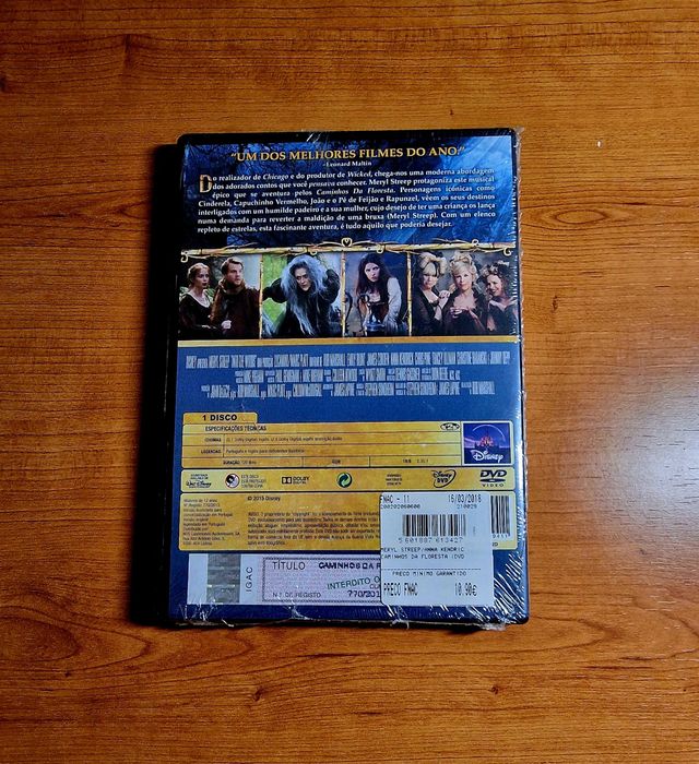 CAMINHOS DA FLORESTA (Disney) Meryl Streep/Emily Blunt/Johhny Dep NOVO