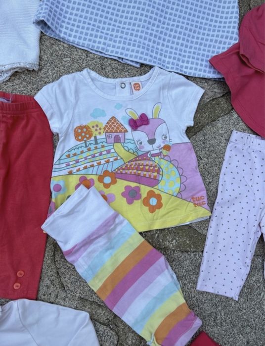 Lote de roupa bebé menina 6 meses