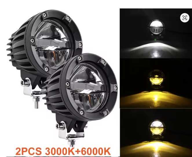 Комплект додаткових LED фар на BMW R1200GS Adv, R1250GS Adv