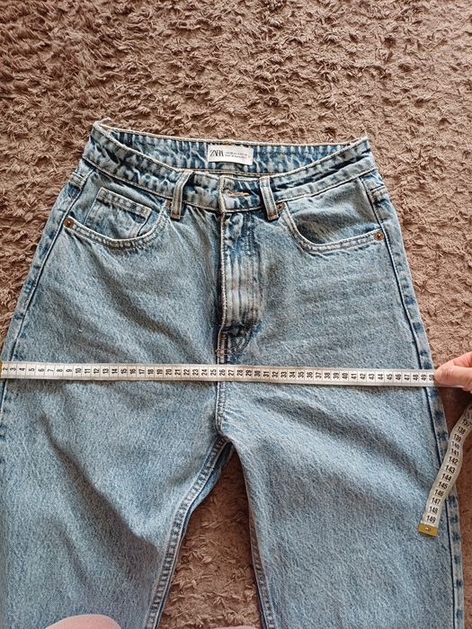 Джинси Zara 36 р сіро-голубі