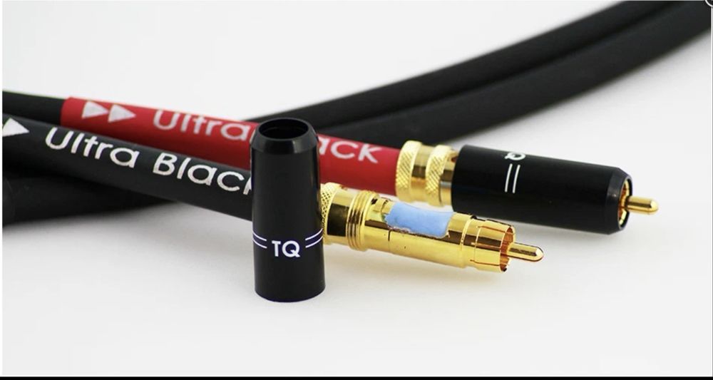 Cabo RCA 1m - Tellurium Q Ultra Black RCA 1m