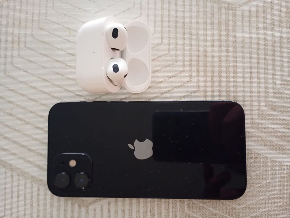 Iphone 12 64 gb + AirPods 3 geração