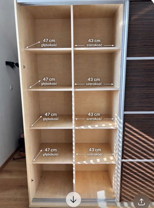 Szafa z drzwiami przesuwnymi