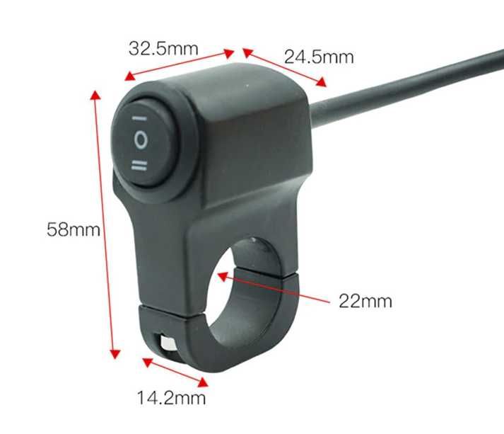 Przełącznik dwupozycyjny rower motor e-bike