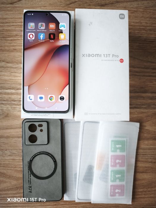 Xiaomi Mi 13T Pro Meadow Green 12/512MB + akcesoria
