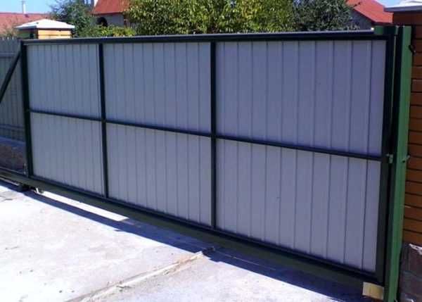 Ворота відкатні / розсувні 3 x 1.9, откатные, каркас для збірки