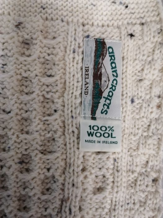 Szal damski z wełny owczej