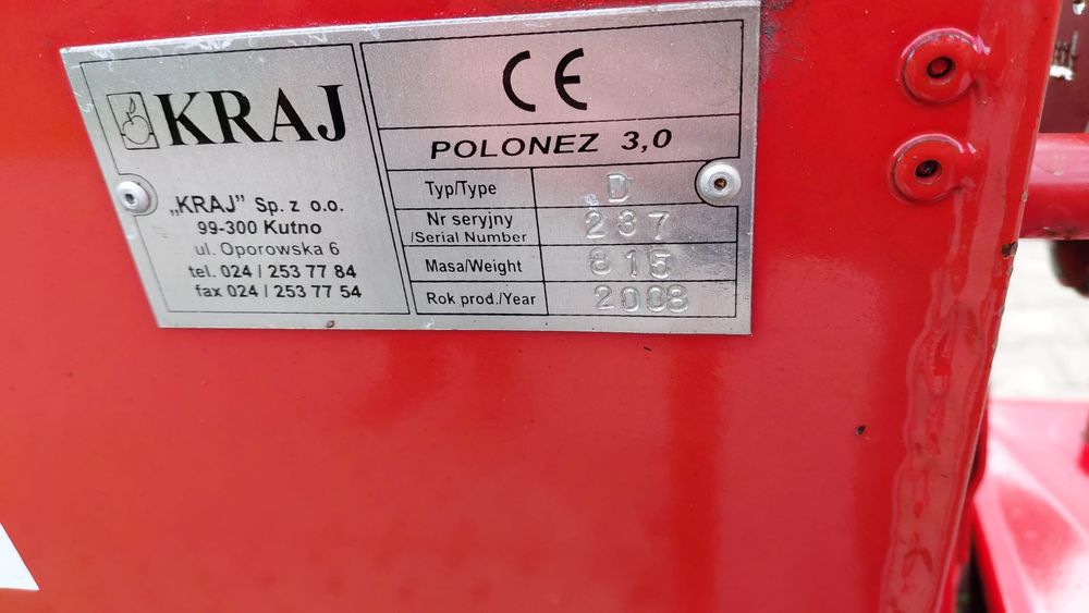 Siewnik Unia Polonez Kraj 3m talerzowy