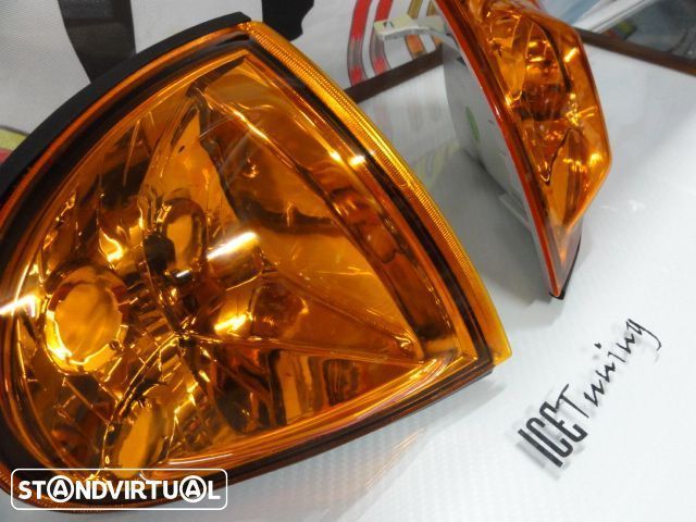 Piscas frontais + lâmpadas de pisca diaden vision para Honda CRX Del Sol 1992-1997 fundo Laranja EURO LOOK