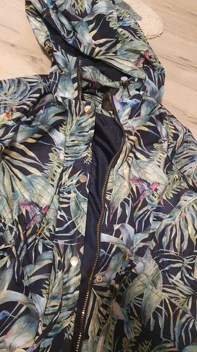 Parka kurtka mohito xs liście