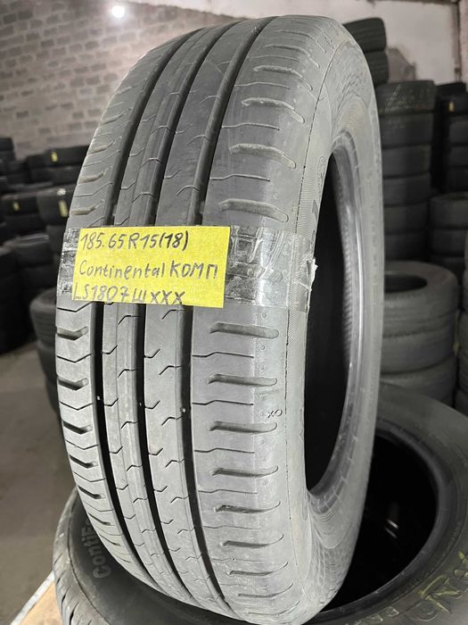 LS1807 Літні шини 185/65r15 Continental ContiEcoContact 5 комплект резина р15
