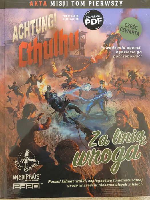 Achtung Cthulhu ZESTAW - NOWY/FOLIA/POLSKI/Dodadkowo wersja PDF gratis w środku