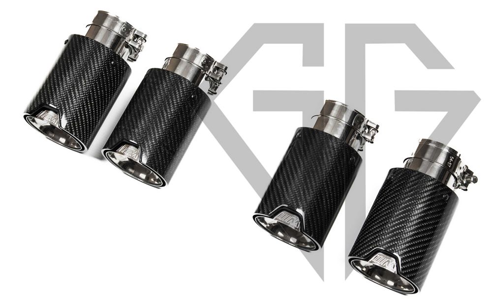 Карбоновые глушители BMW "M"/ F10 F06 F12 F15 F25 F30 G05 G20 G30 БМВ