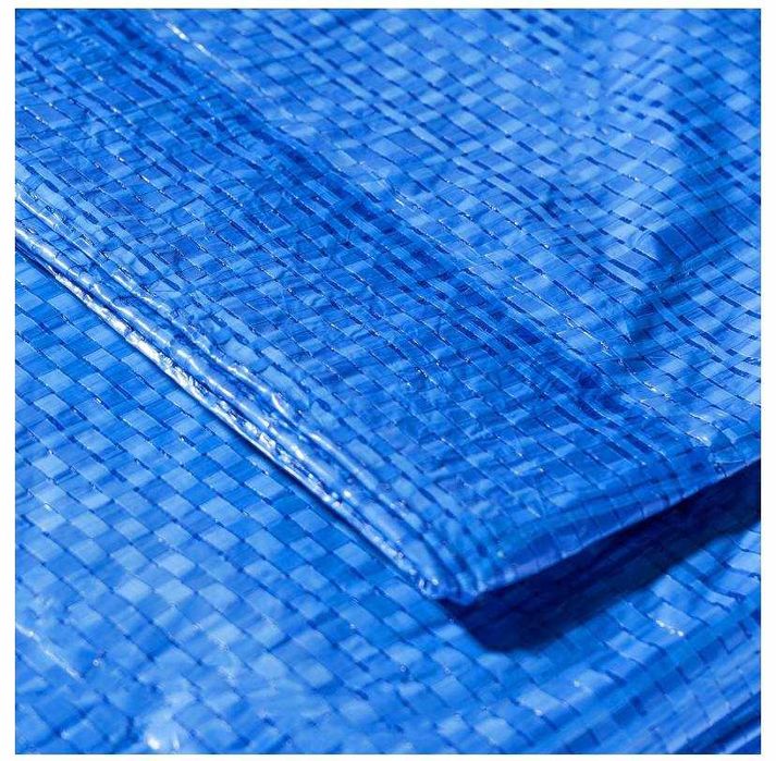 Plandeka 5x8m Gruba Płachta Mrozoodporna Wodoodporna Wzmacniana 50g/m2