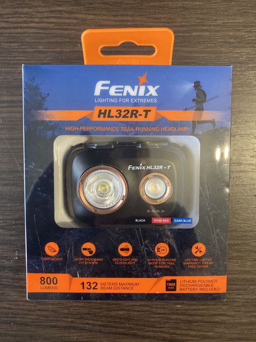 Ліхтар налобний Fenix HL32R-T новинка 800 люмен! налобный фонарь