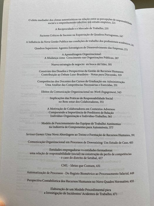 Investigação e Intervenção em Recursos Humanos Gestão para a Cidadania