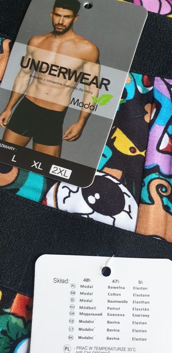 3×męskie bokserki 2XL