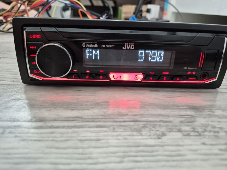 Radio samochodowe JVC 4x50W BLUETOOTH,SPOTIFY,USB,AUX,RDS + gratis