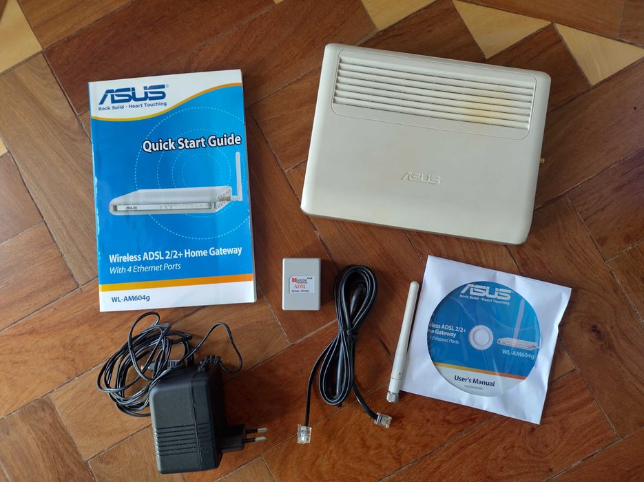Router Modem Wi-Fi ASUS WL-AM604g (Caixa Completa) Campo De Ourique ...