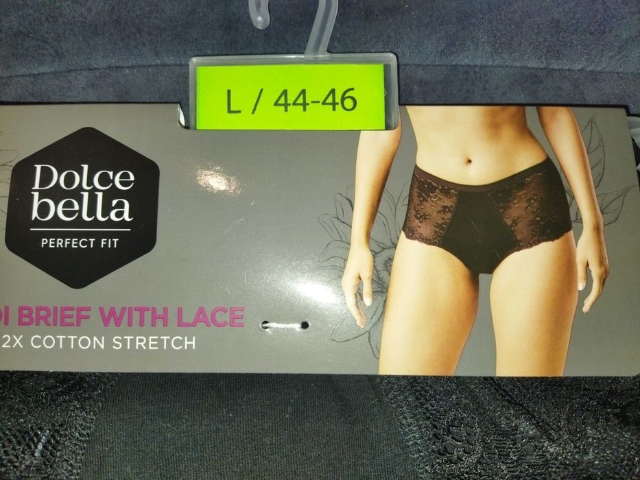 ТрусиТрусики міді Dolce Bella L 44-46 чорні