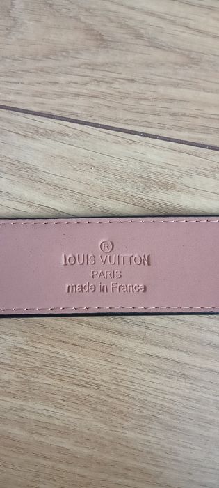 Pasek LV czarny elegancki