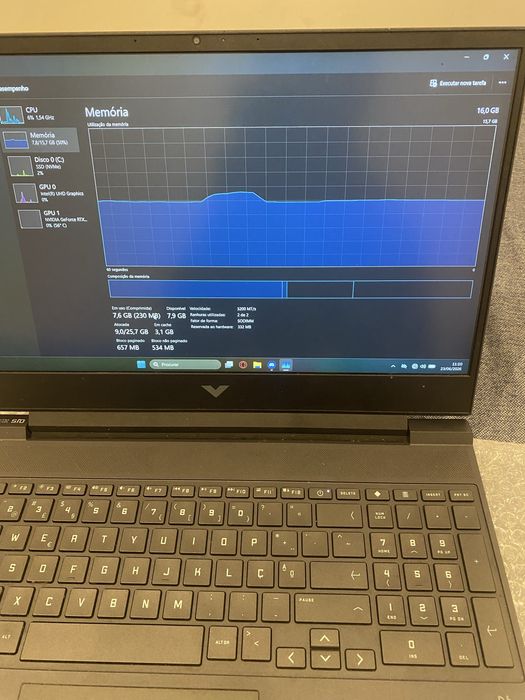 Notebook Victus Gamer HP i5/ RTX 3050 E MOUSE GAMER