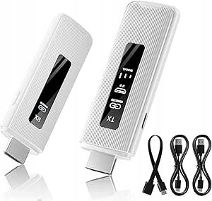 Bezprzewodowy transmiter HDMI ICZI 4K 1080P 50m 5G LED Biały