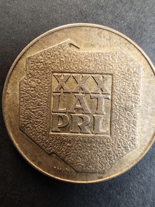 Srebrna Moneta 200 zł 1974 – XXX Lat PRL (Tzw. „Mapka”) – Srebro Ag 625