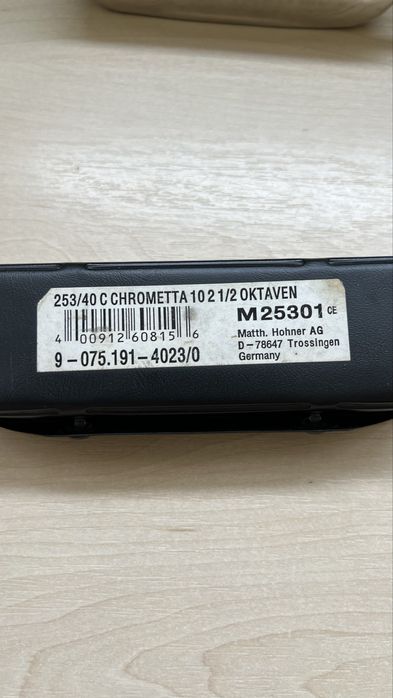 Губна гармошка Hohner Chrometta 10 C