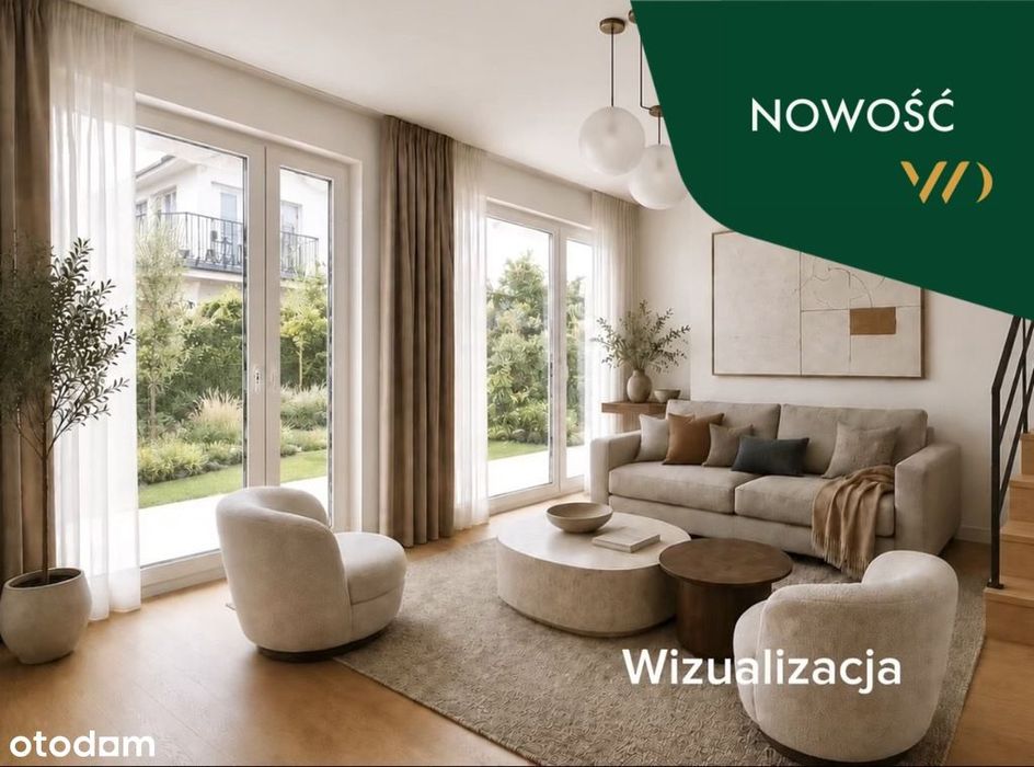 Nowoczesne segmenty/4 sypialnie/ogród