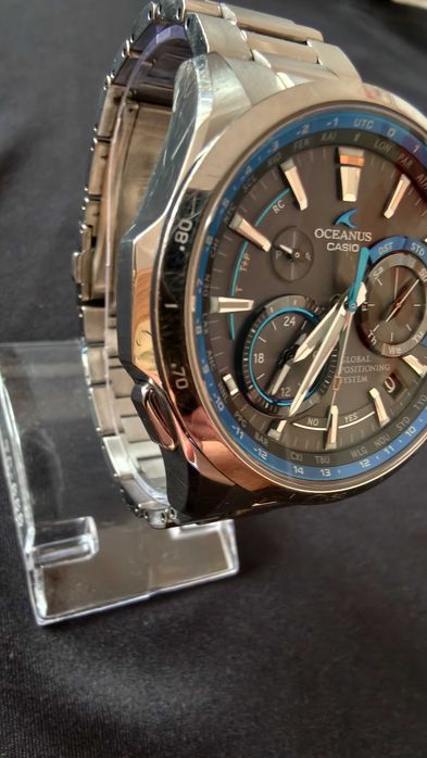 Zegarek Casio Oceanus G1000 Full Set JDM GPS Tytan Szafir