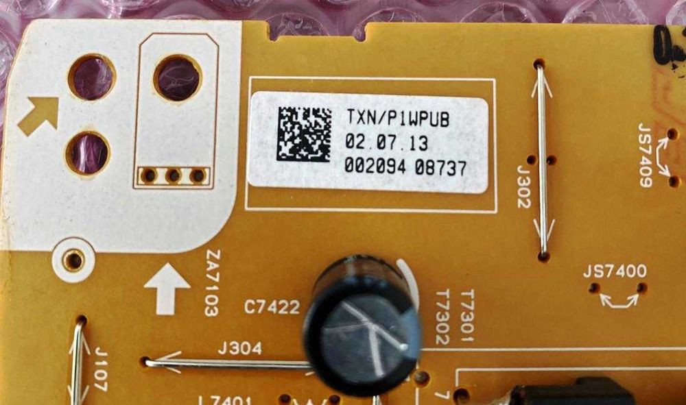 Fonte de alimentação Panasonic TX-L42B6E  TNPA5806 TXN/P1WPUB