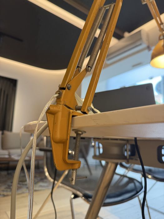 Luminária design industrial estirador electrif. nova led 2 Mt