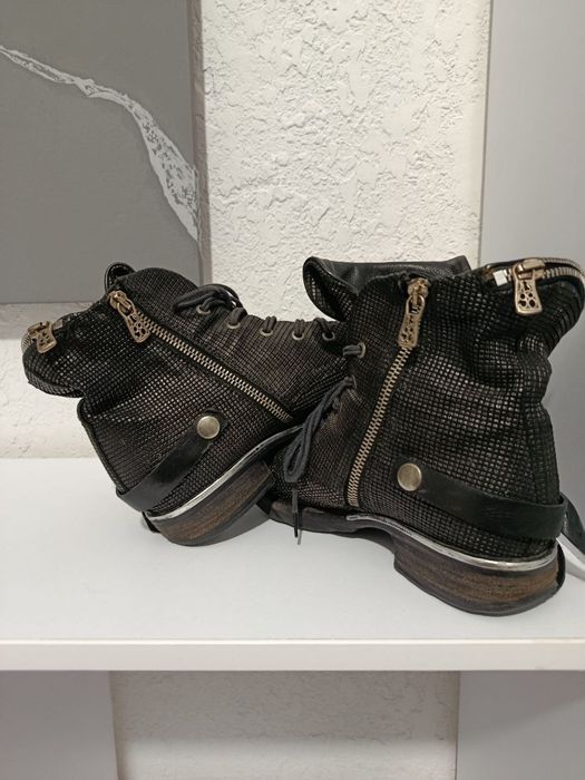 Байкерські шкіряні чоботи airstep A.S.98  розмір 39