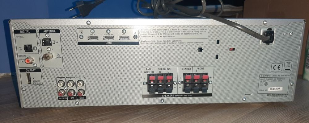 Sony Digital Audio Reciver kino domowe