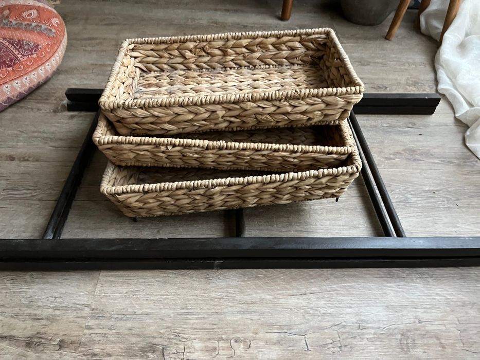 Półka Drewno Trawa Morska Stojak