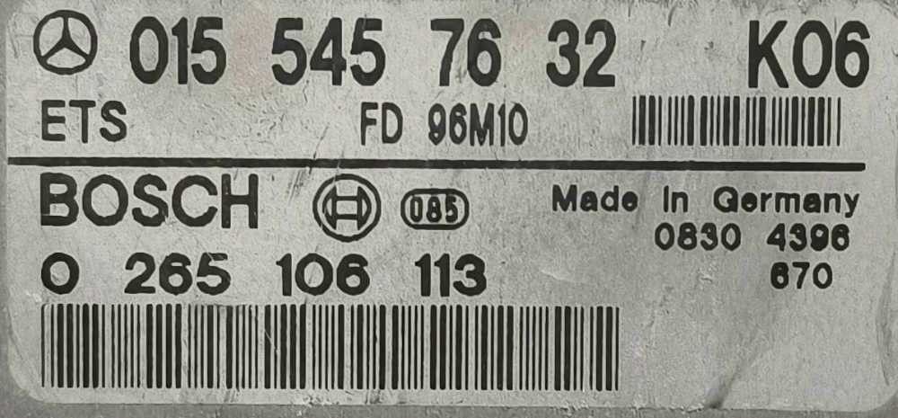 Módulo Electrónico MERCEDES-BENZ E-CLASS (W210) ano 1995
