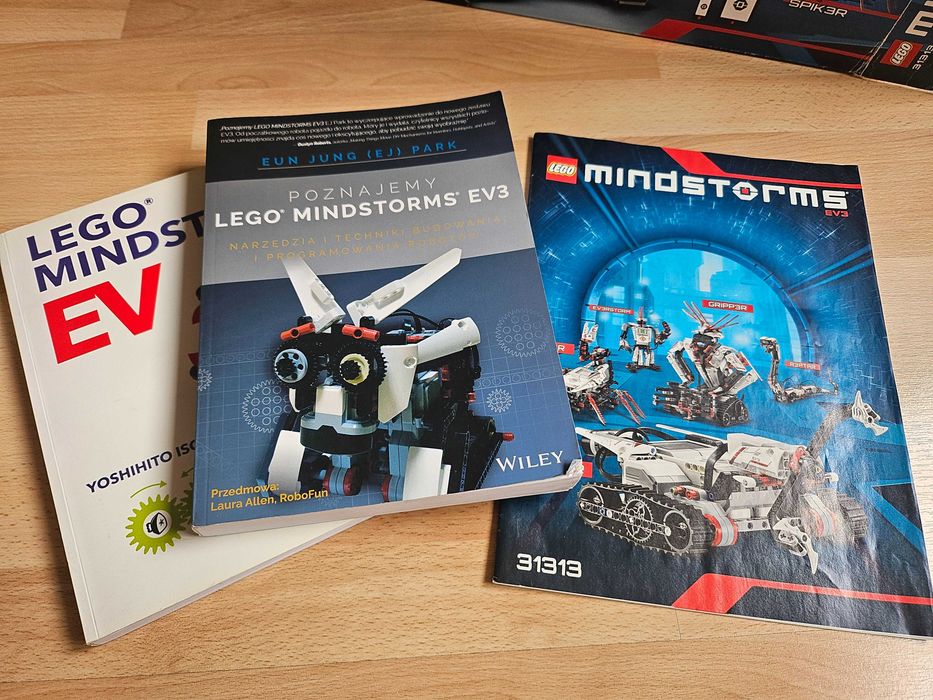 LEGO 31313 Mindstorms Ev3 ROBOT + sorter do klocków i książki