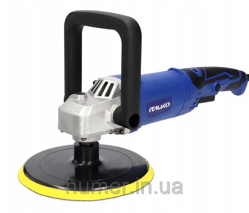 Автомобільна полірувальна машина Italko 180 мм, 1200 Вт, 3500 об/хв