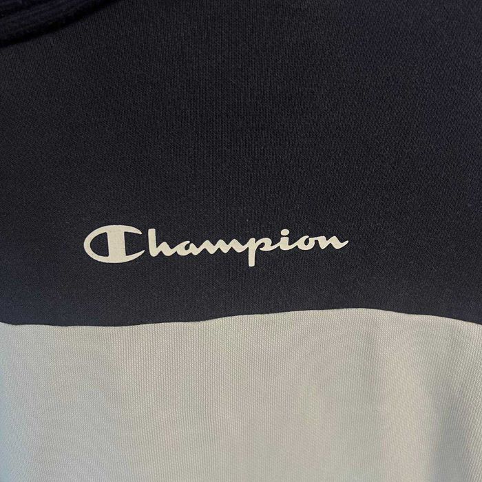 ‼️-50%‼️Худи Champion в синяя белая S