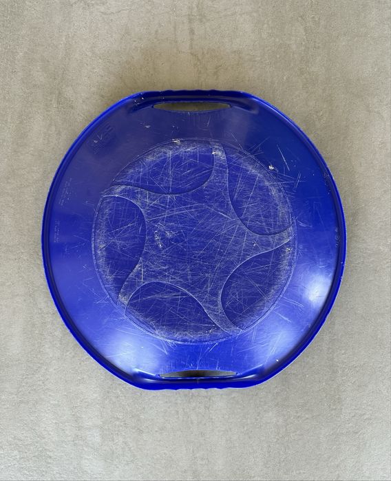 Большая тарелка для катания с горок диаметр 60 см