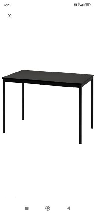 Stół czarny IKEA