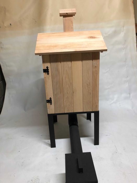 wędzarnia olchowa zestaw  z drzwiczkami i kominkiem