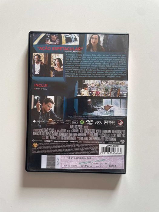 A Origem (Inception) [2010 DVD]